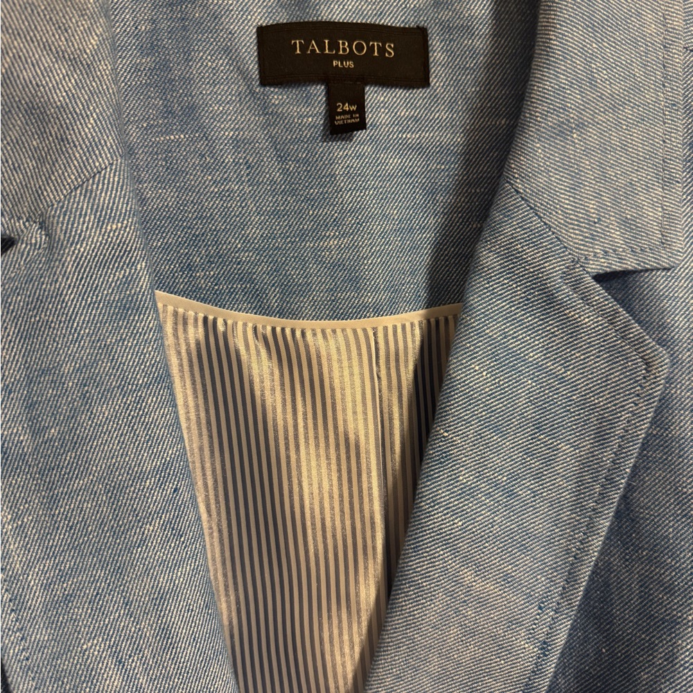 Talbots Light Blue Blazer - Picture 2 of 4